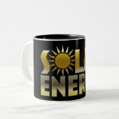 Tasse der Solarenergie (Vorderseite Links)