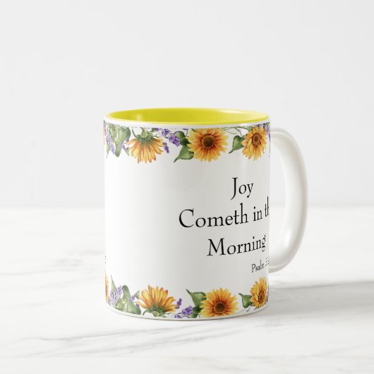 Tasse der Sonnenblumen (VorderseiteRechts)