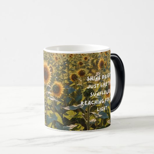 Tasse der Sonnenblumenfelder (VorderseiteRechts)