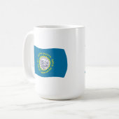 Tasse der South Dakota-Flagge (Vorderseite Links)