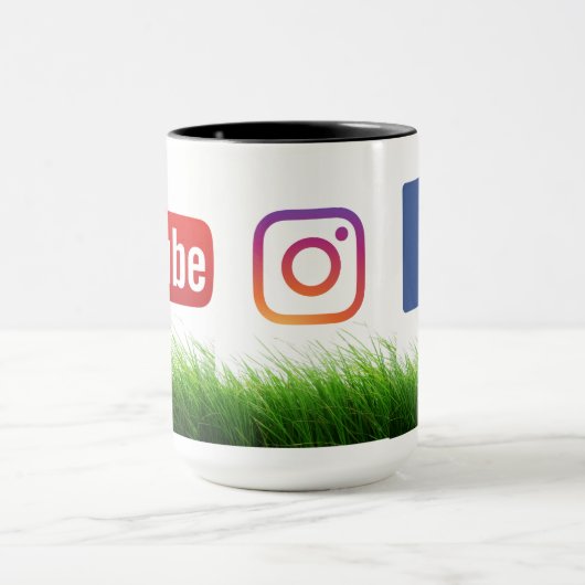 Tasse der sozialen Medien (Zentrum)