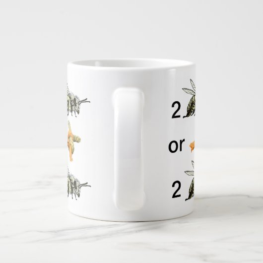 Tasse der Spezialität sein oder nicht sein (Rückseite)