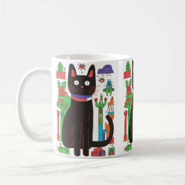 Tasse der spielerischen Black Cat
