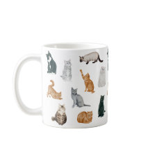 Tasse der spielerischen Katzen