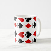 Tasse der Spielkarten (VorderseiteRechts)