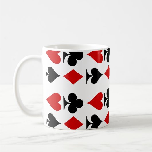 Tasse der Spielkarten (Links)