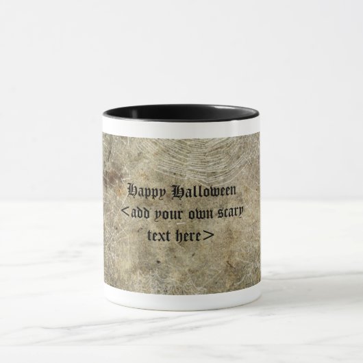 Tasse der Spinnen und Weben Halloween (Zentrum)