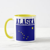 Tasse der Staatsflagge Alaska (Links)