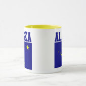Tasse der Staatsflagge Alaska (Zentrum)