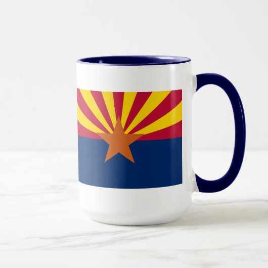 Tasse der Staatsflagge von Arizona (Rechts)