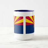 Tasse der Staatsflagge von Arizona (Zentrum)