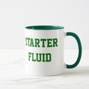 Tasse der Startflüssigkeit