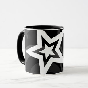 Tasse der Sterne und Kreise