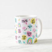 Tasse der täglichen Affirmation Manifestation (VorderseiteRechts)