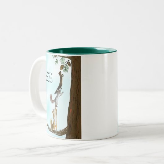 Tasse der Teamarbeit (Vorderseite Links)