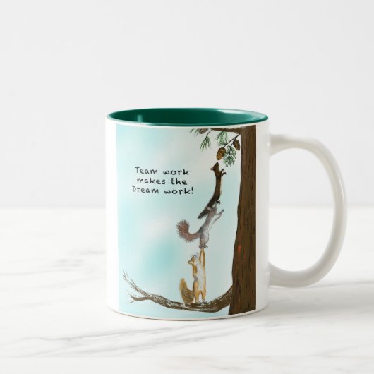 Tasse der Teamarbeit (Rechts)