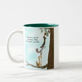 Tasse der Teamarbeit