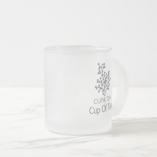 Tasse der Teeästhetik (VorderseiteRechts)