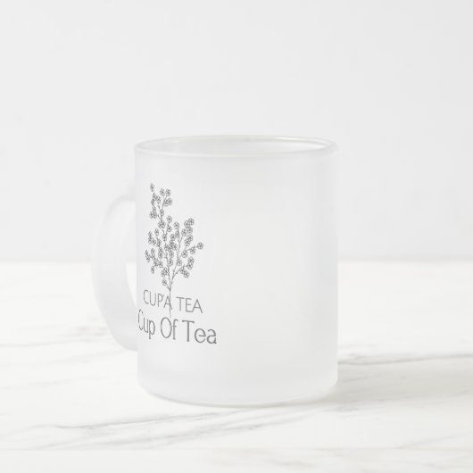 Tasse der Teeästhetik (Vorderseite Links)