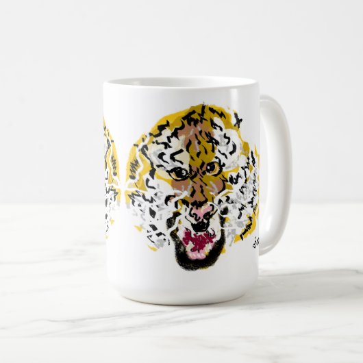 Tasse: Der Tiger Kaffeetasse (VorderseiteRechts)