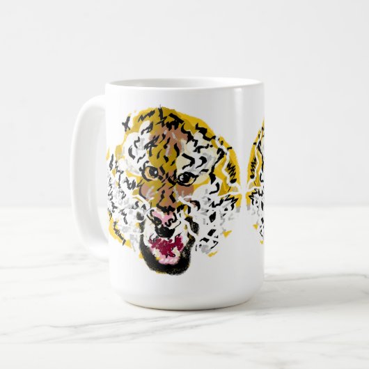 Tasse: Der Tiger Kaffeetasse (Vorderseite Links)