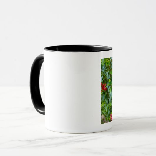 Tasse der tropischen Blume (Vorderseite Links)