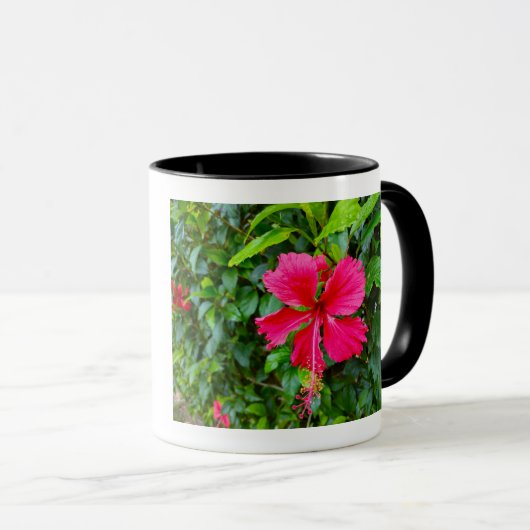 Tasse der tropischen Blume (VorderseiteRechts)