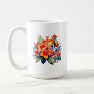 Tasse der tropischen Pflanze