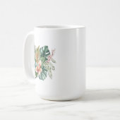 Tasse der tropischen Pflanze (Vorderseite Links)