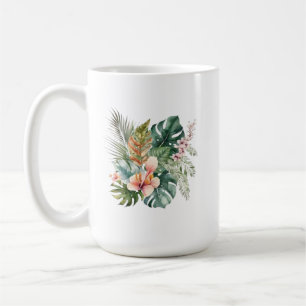 Tasse der tropischen Pflanze
