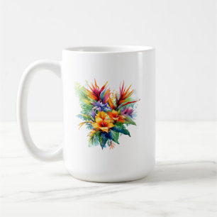 Tasse der tropischen Pflanze