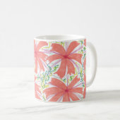 Tasse der tropischen Sunburst-Blume (VorderseiteRechts)