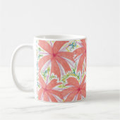 Tasse der tropischen Sunburst-Blume (Links)