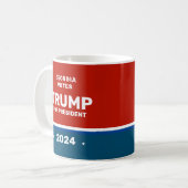 Tasse der Trump-Kampagne zur Wahl von Staat (Vorderseite Links)