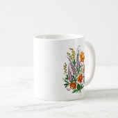 Tasse der ukrainischen Blume (VorderseiteRechts)