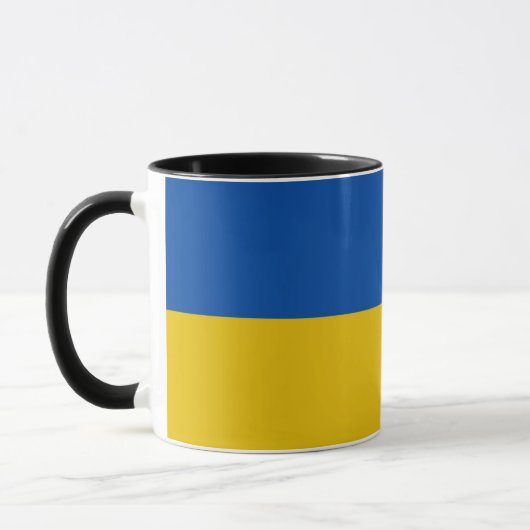 Tasse der ukrainischen Flagge (Links)
