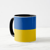 Tasse der ukrainischen Flagge (Vorderseite Links)