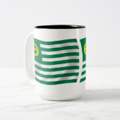 Tasse der Umweltbewegungsflagge (Vorderseite Links)