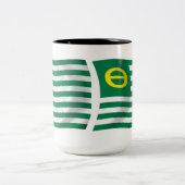 Tasse der Umweltbewegungsflagge (Mittel)