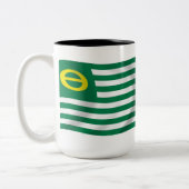 Tasse der Umweltbewegungsflagge (Links)