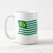 Tasse der Umweltbewegungsflagge (Links)