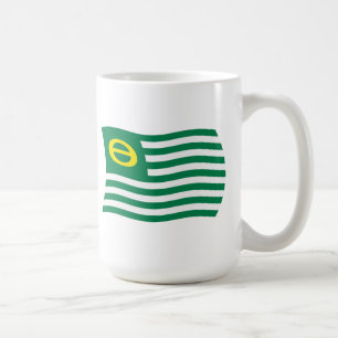 Tasse der Umweltbewegungsflagge