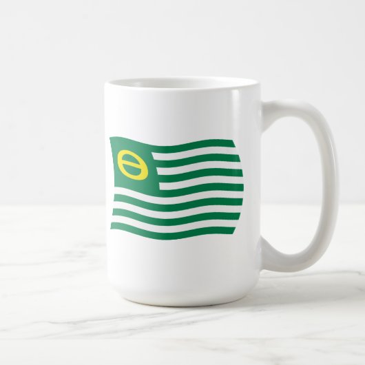 Tasse der Umweltbewegungsflagge (Rechts)