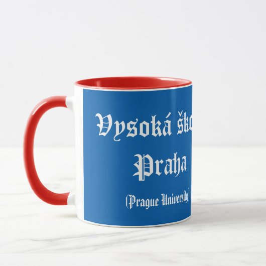 Tasse der Universität Prag (Links)