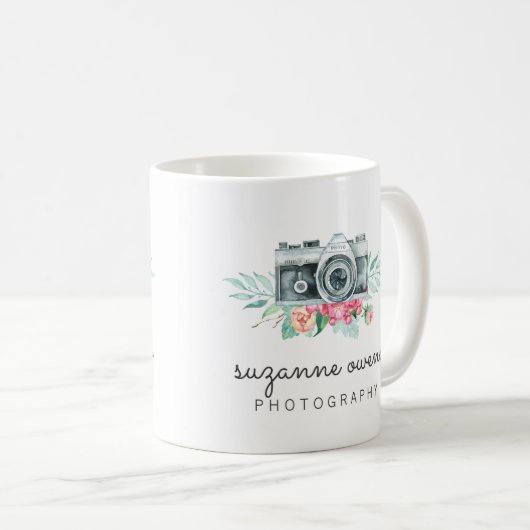 Tasse der Vintagen Aquarellkamera (VorderseiteRechts)
