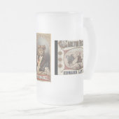 Tasse der Vintagen Bierwerbung (VorderseiteRechts)
