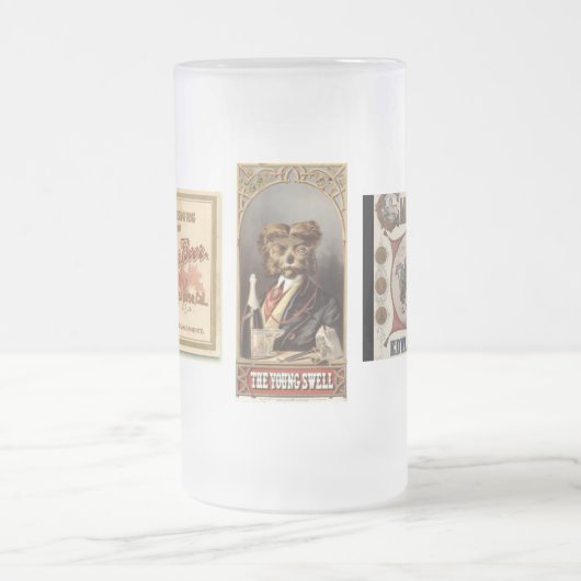 Tasse der Vintagen Bierwerbung (Mittel)