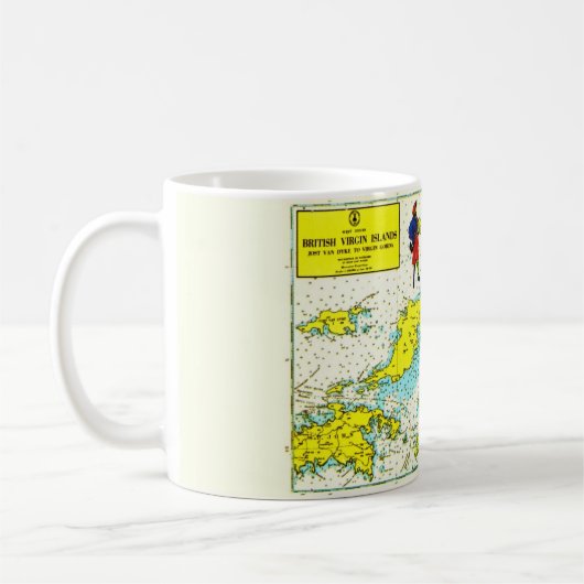 Tasse der Vintagen britischen Jungfrauen (Links)