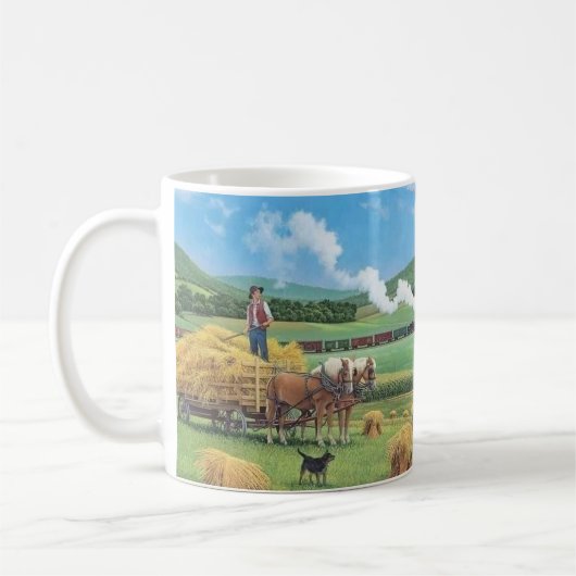 Tasse der Vintagen Dampfbahn (Links)