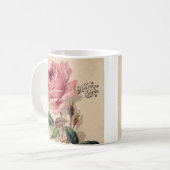 Tasse der Vintagen Rose (Vorderseite Links)